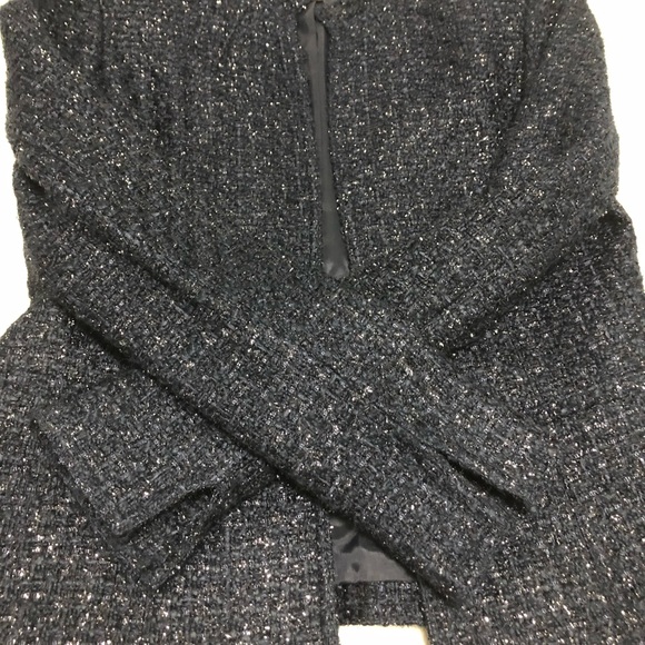 NWOT Jones New York Tweed Navy Blazer 2P - Picture 6 of 7